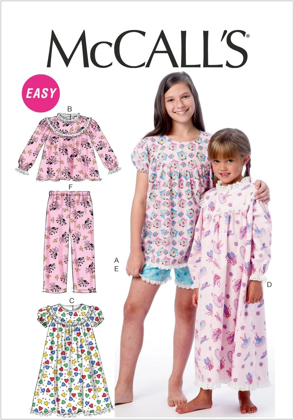 الگوهای خیاطی مک کالز MC 6831 CCE سایز 3/4/5/6، رنگی، چند رنگ، (3-4-5-6)