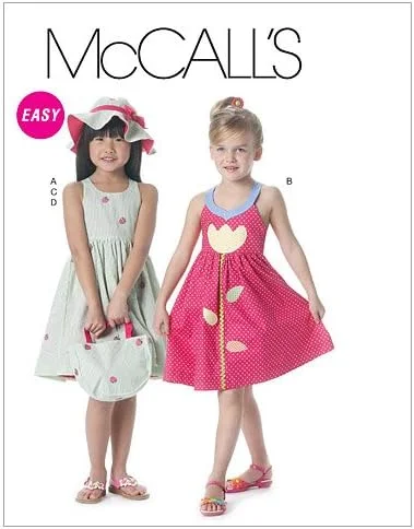 الگوهای خیاطی مک کال M6310 برای لباس، کلاه و کیف دستی کودکان/نوزادان