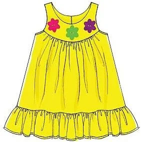 الگوهای خیاطی مک کال M5835 تاپ، پیراهن، شورت و شلوار کاپری بچگانه