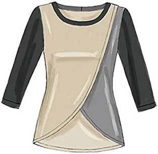 الگوهای خیاطی مک کالز 7247 E5، تاپ زنانه، سایزهای 14-16-18-20-22