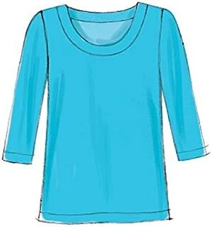 الگوهای خیاطی مک کالز 7322 ZZ، تاپ های زنانه، سایز بزرگ تا XXL، X XX-بزرگ