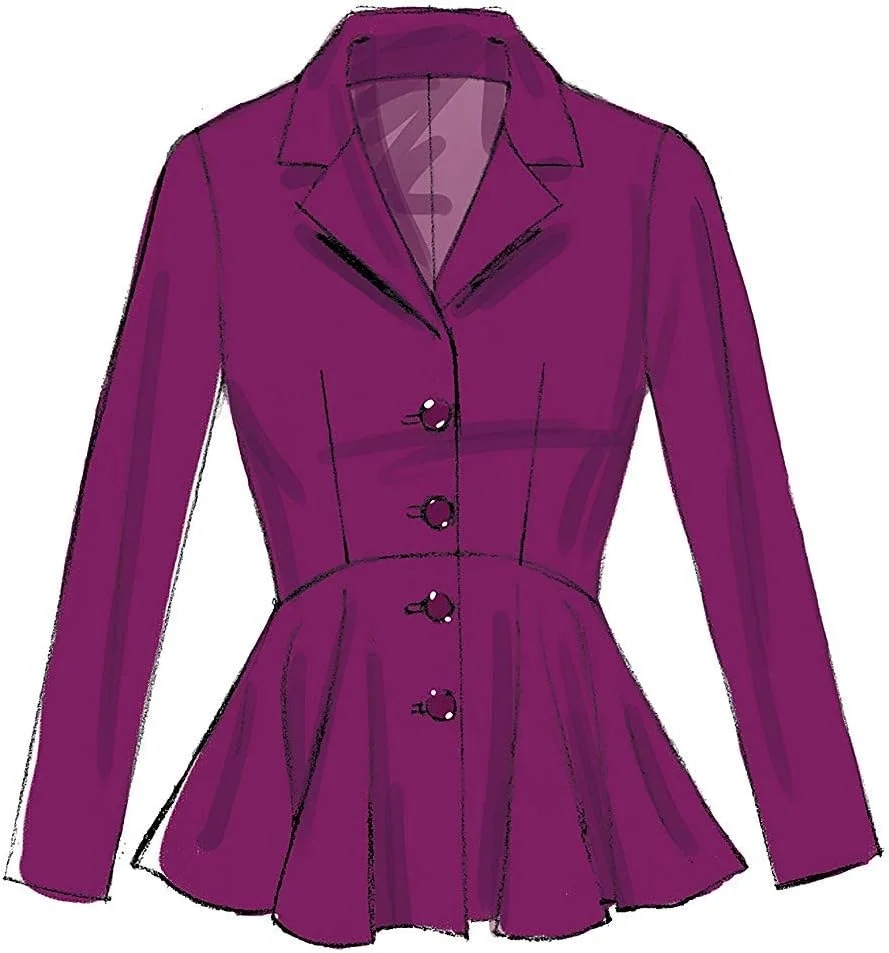 الگوهای خیاطی مک کالز 7513 E5، کت های زنانه، سایزهای 14-22، کاغذی، چند رنگ، 17 x 0.5 x 0.07 سانتی متر