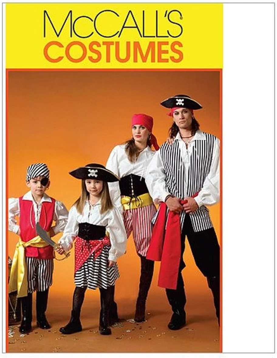 الگوهای خیاطی مک کالز M4952 لباس های زنانه/مردانه/بچه گانه/پسرانه/دخترانه، سایز KID [(3-4) (5-6) (7-8)]
