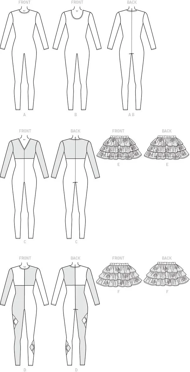 الگوهای خیاطی مک کالز 7269 D5، لباس های زنانه، سایزهای 12-14-16-18-20، ساتن