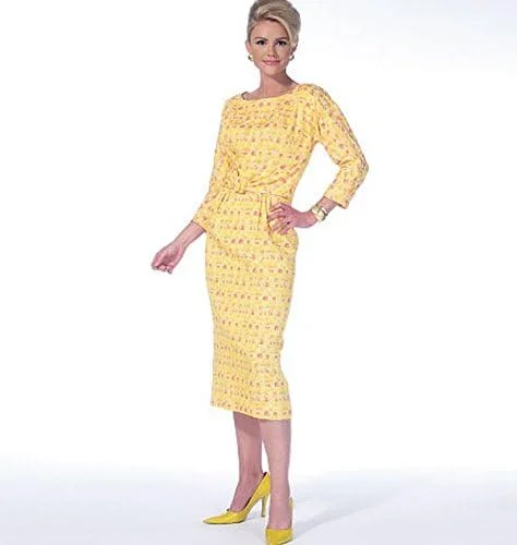 الگوهای خیاطی مک کالز MC7086 B5، لباس زنانه/دخترانه، سایزهای 8-10-12-14-16