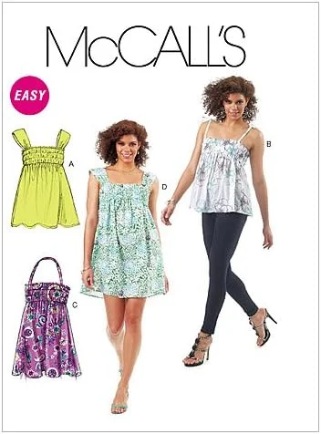 الگوهای خیاطی زنانه مک کالز M6357، تاپ، تونیک و پیراهن، سایز ZZ (بزرگ-خیلی بزرگ-خیلی خیلی بزرگ)