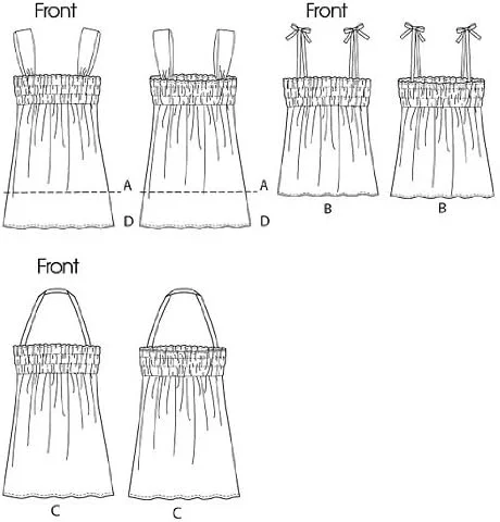 الگوهای خیاطی زنانه مک کالز M6357، تاپ، تونیک و پیراهن، سایز ZZ (بزرگ-خیلی بزرگ-خیلی خیلی بزرگ)