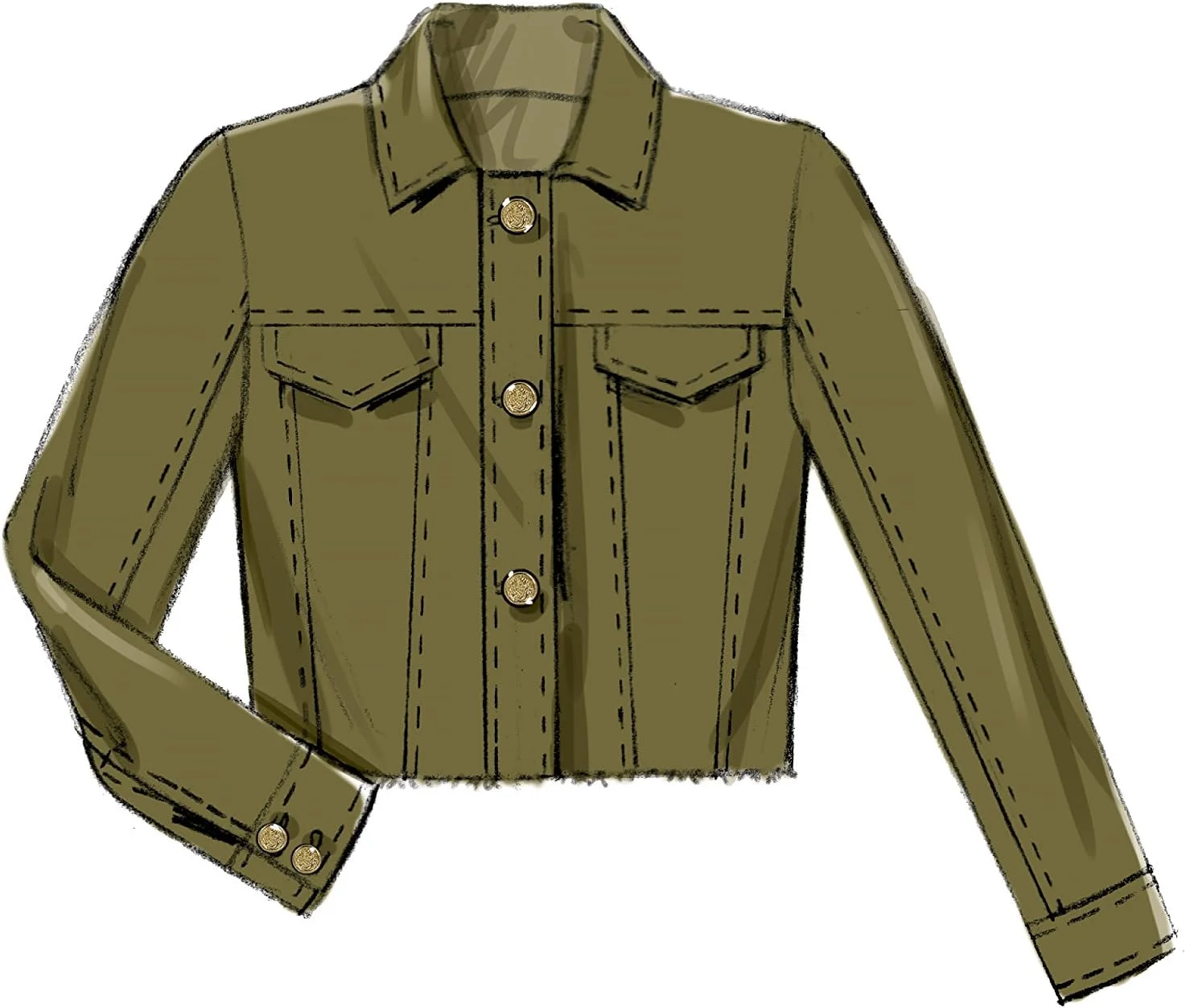 الگوهای خیاطی مک کال برای کت و جلیقه زنانه، کاغذی، چند رنگ، 17 x 0.5 x 0.07 سانتی متر