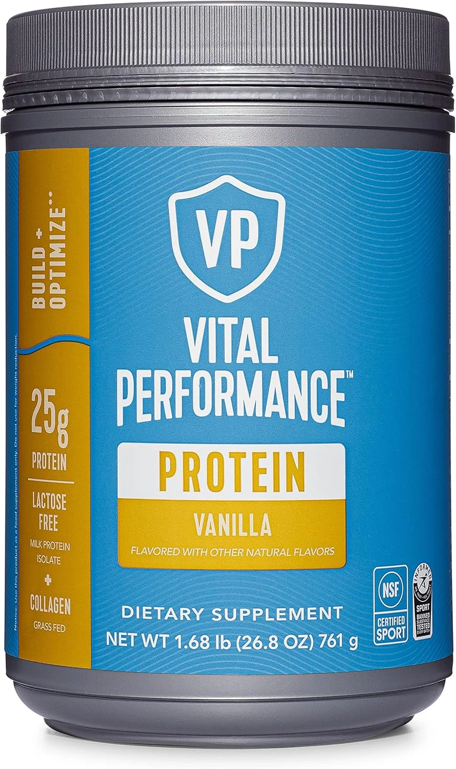 پروتئین عملکرد حیاتی Vital Proteins، وانیلی، 761 گرم (1.68 پوند)