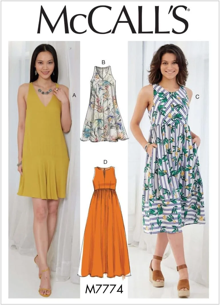 الگوهای خیاطی لباس زنانه McCall's، چند رنگ