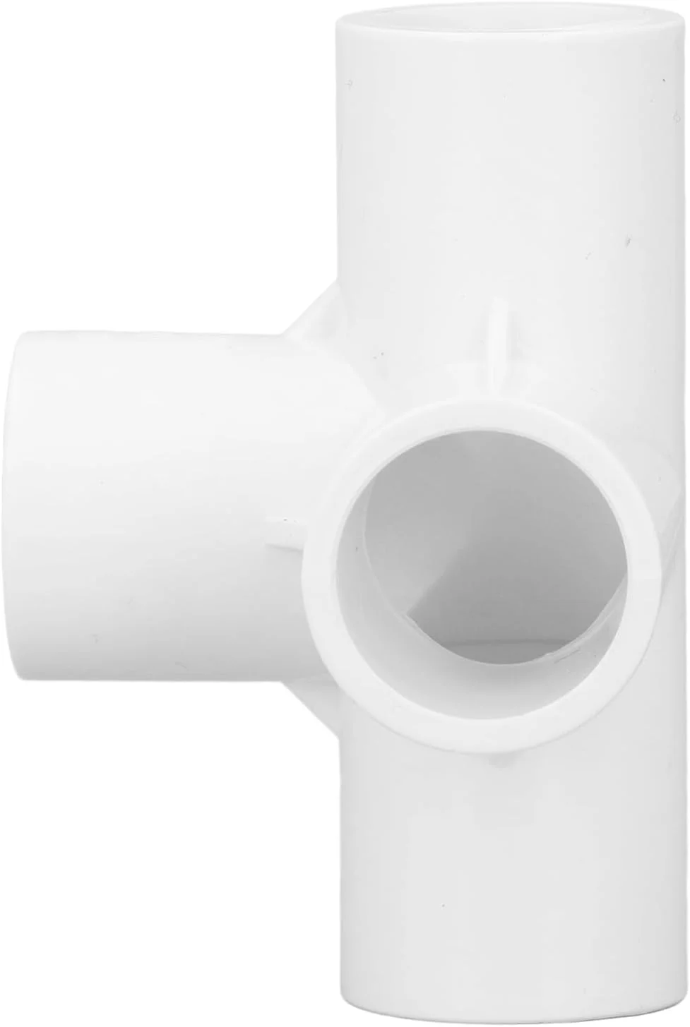 اتصال PVC چهار طرفه YDuupxe، اتصال دهنده زانویی PVC بادوام، 20 عدد قطر داخلی 25 میلی متر، ایده آل برای لوله های آب و اتصالات گلخانه ای (سفید)