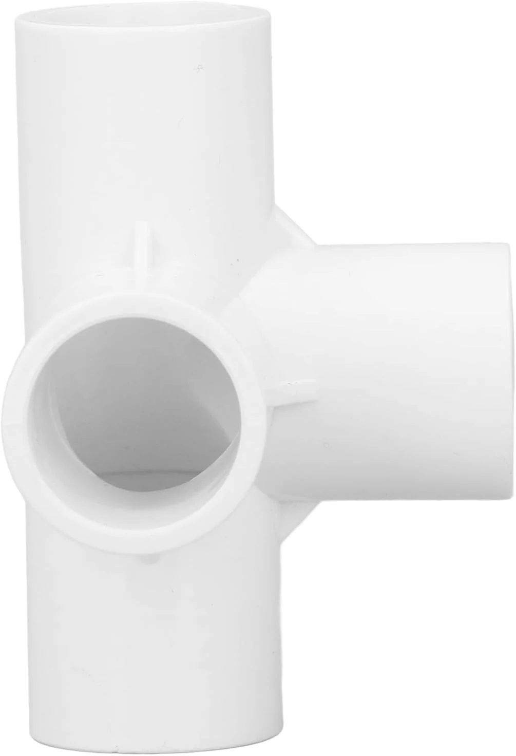 اتصال PVC چهار طرفه YDuupxe، اتصال دهنده زانویی PVC بادوام، 20 عدد قطر داخلی 25 میلی متر، ایده آل برای لوله های آب و اتصالات گلخانه ای (سفید)