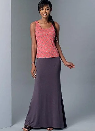 الگوهای خیاطی مک کالز 7386 ZZ، تاپ، پیراهن و دامن زنانه، سایز بزرگ تا خیلی خیلی بزرگ، چند رنگ، خیلی بزرگ