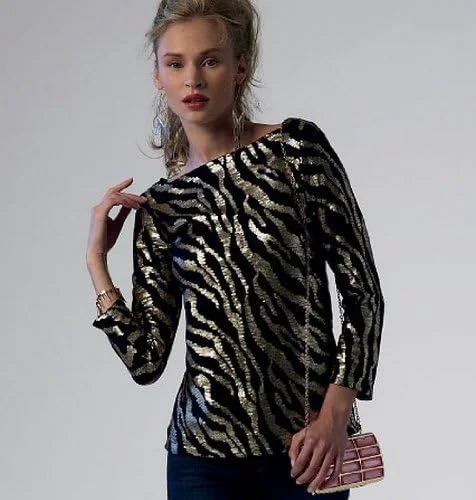 الگوی خیاطی تاپ و تونیک زنانه و دخترانه McCall's Patterns Company M6839، سایز B5