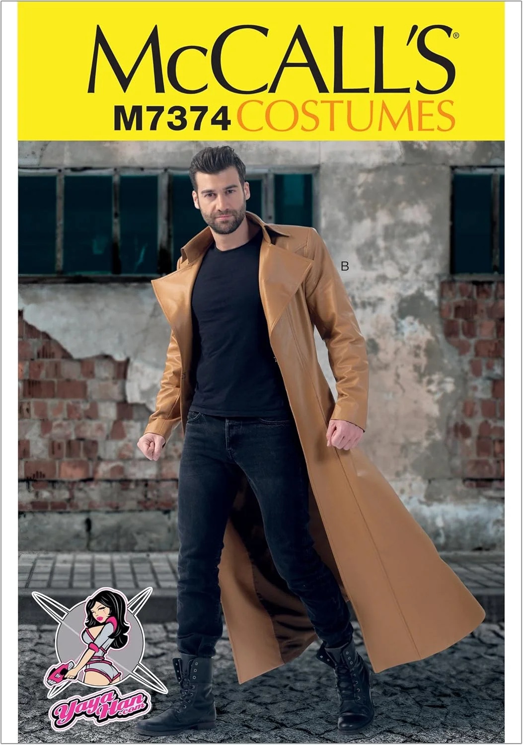 الگوهای خیاطی مک کالز، الگوی خیاطی مک کالز 7374 MQQ لباس مردانه سایزهای 18-20-22 (18-20-22-24)