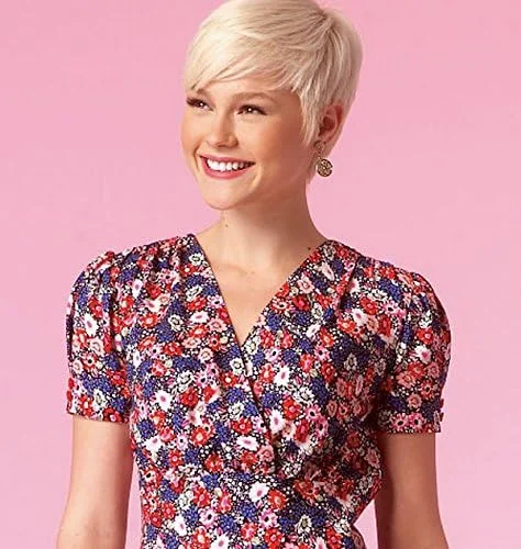 الگوهای خیاطی مک کالز 7116، لباس زنانه، حریر، سایز F5 (16-18-20-22-24)