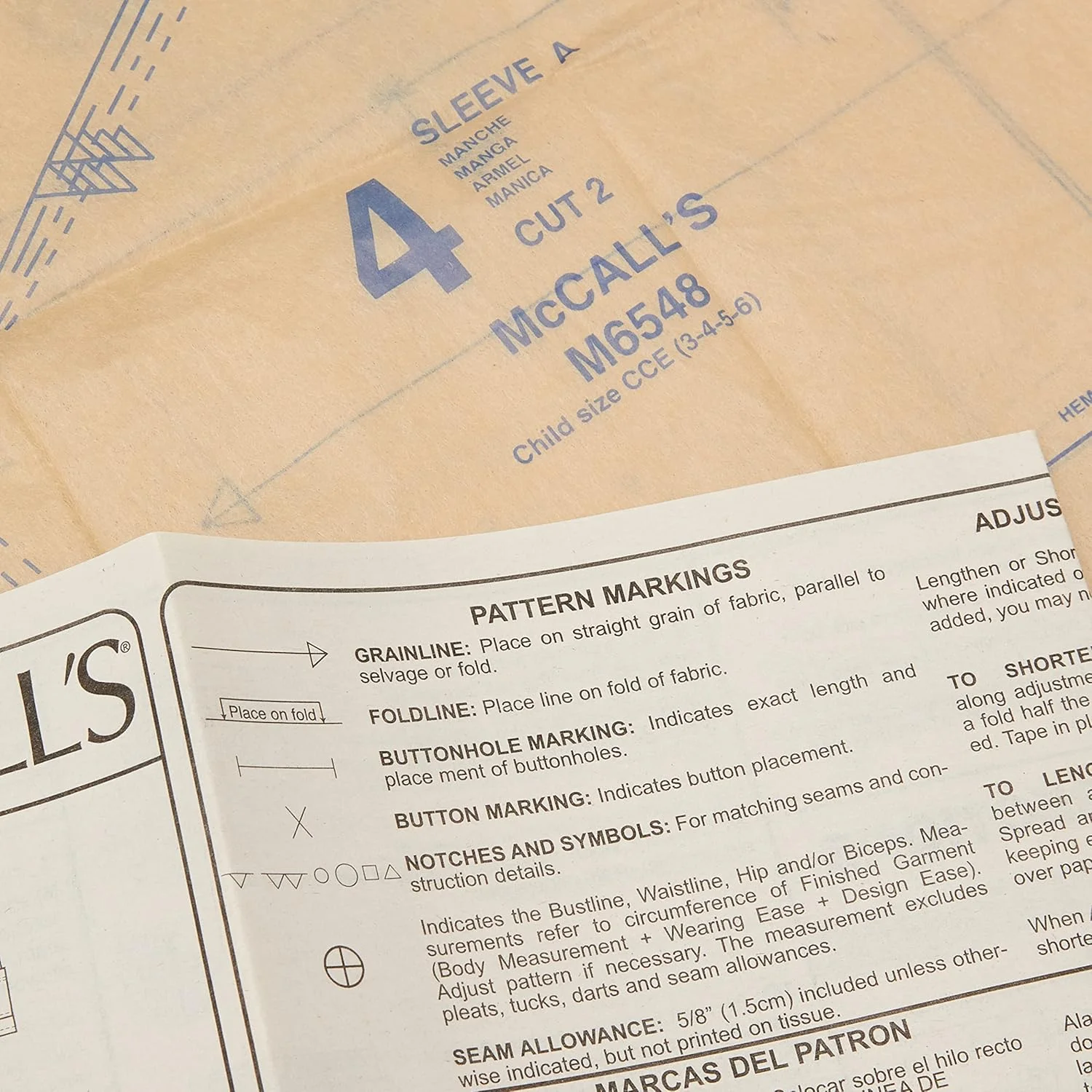 الگوهای خیاطی مک کال M6548 پیراهن، تاپ و شورت پسرانه/بچگانه، سایز CCE (3-4-5-6)