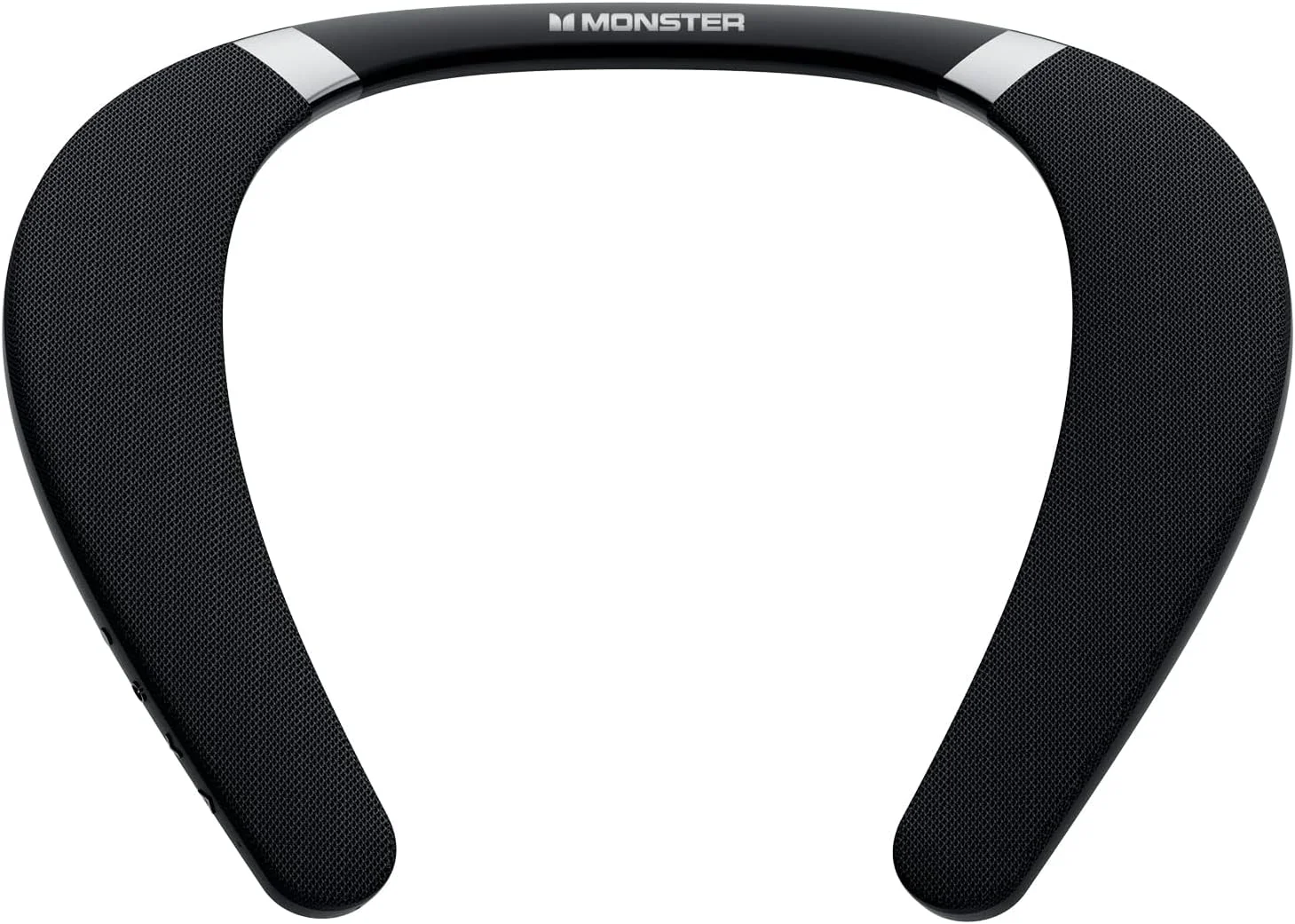 اسپیکر بلوتوثی گردنی Monster Boomerang - اسپیکر پوشیدنی بی‌سیم با 12 ساعت پخش، ضد آب IPX7، صدای استریو سه بعدی واقعی برای خانه، ورزش، فضای باز - مشکی