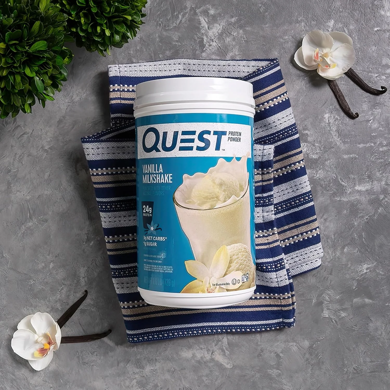 پودر پروتئین Quest Nutrition، میلک شیک وانیلی، 1.6 پوند
