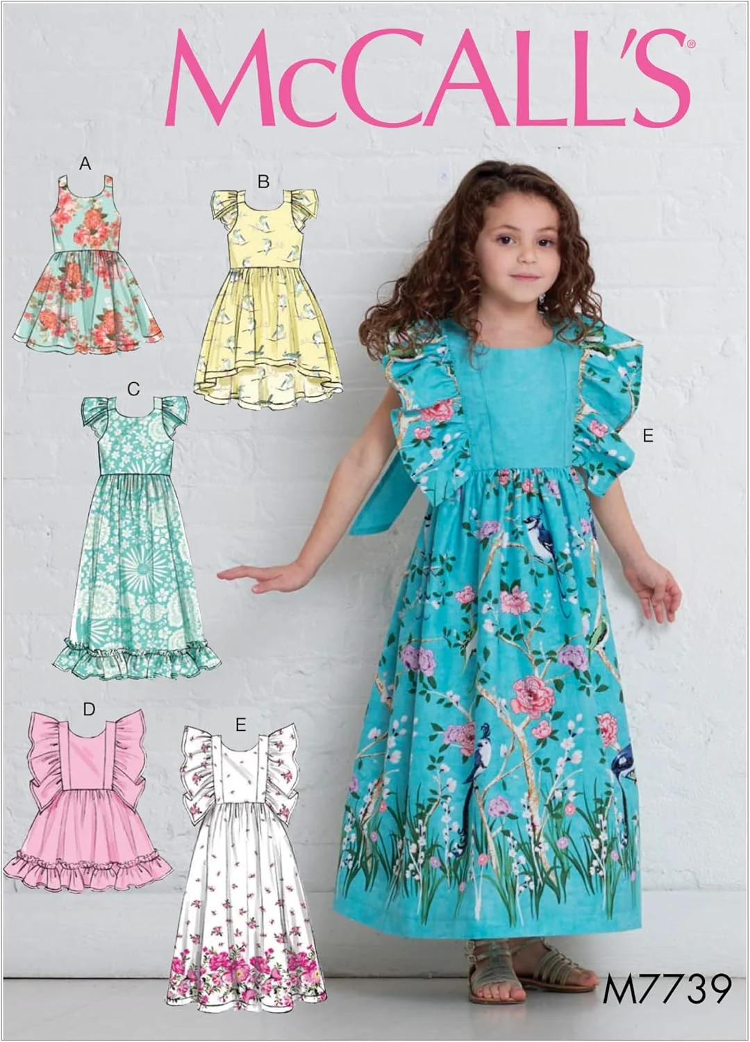 الگوهای خیاطی مک کال برای لباس های دخترانه/بچه گانه، CL (6-7-8)، چند رنگ