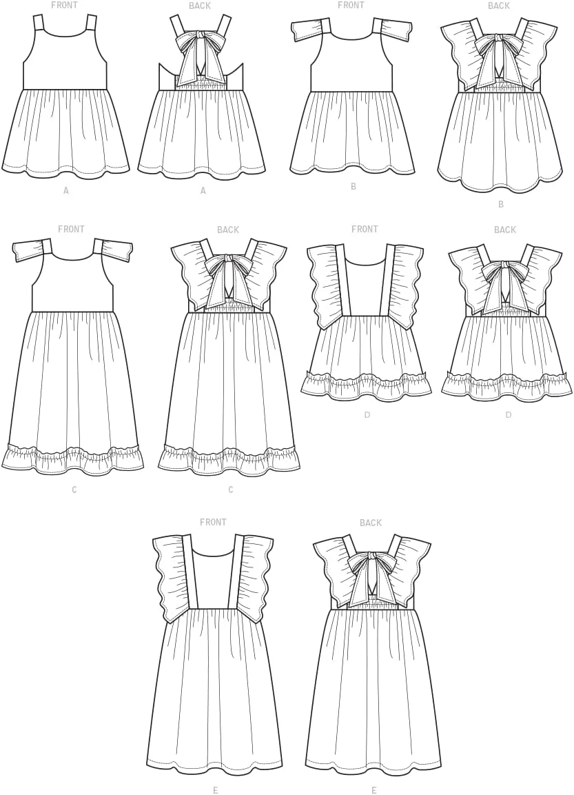 الگوهای خیاطی مک کال برای لباس های دخترانه/بچه گانه، CL (6-7-8)، چند رنگ الگوهای خیاطی مک کال برای لباس های دخترانه/بچه گانه، CL (6-7-8)، چند رنگ