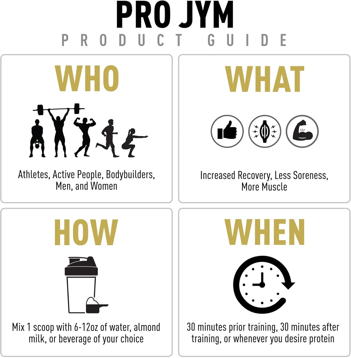 پودر پروتئین Pro Jym - سفیده تخم مرغ، شیر، پروتئین وی ایزوله و کازئین میسلار | JYM Supplement Science | طعم وانیل تاهیتی، 4 پوند