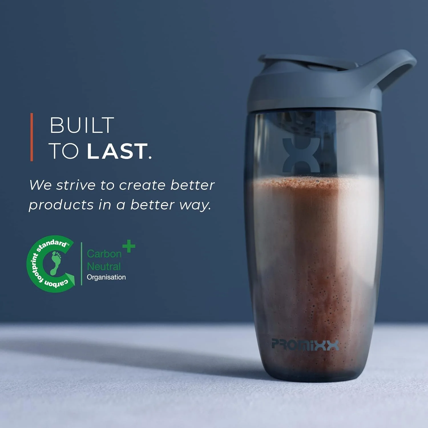 قمقمه شیکر پروتئین Promixx PURSUIT - قمقمه های مخلوط کن ورزشی ممتاز برای مخلوط های پروتئینی و شیک های مکمل - تمیز کردن آسان، لیوان شیکر پروتئین بادوام