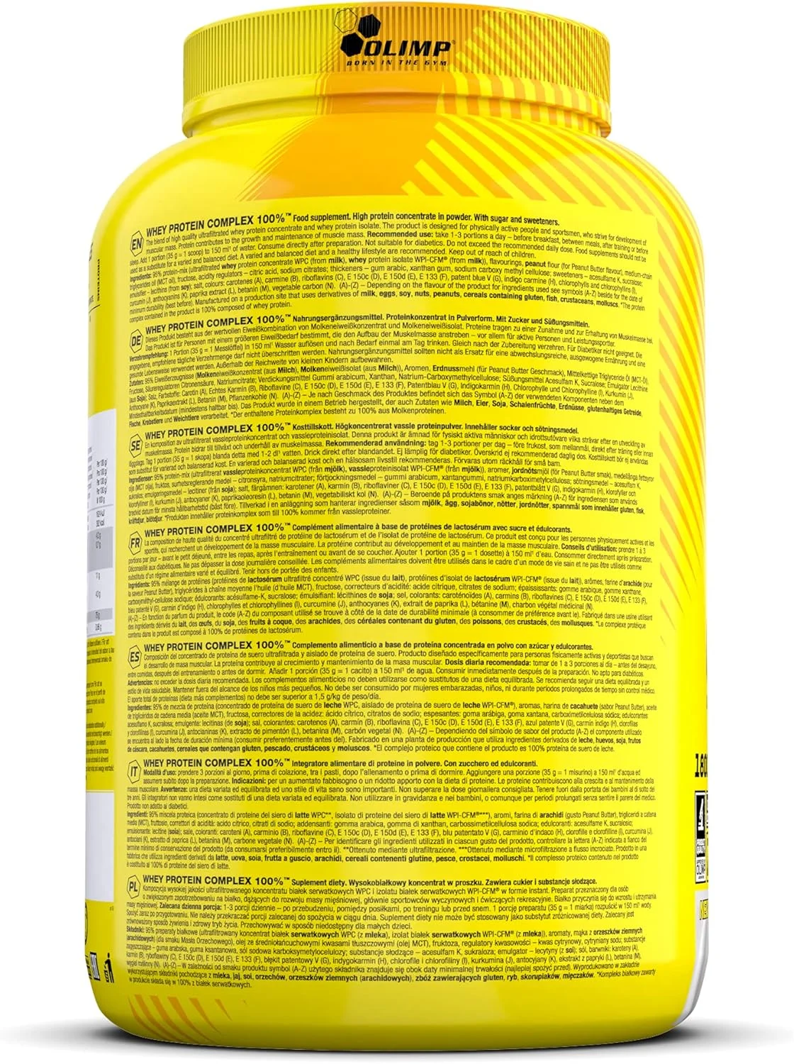 پروتئین وی کمپلکس 100% الیمپ 5 پوندی، طعم وانیل + شامل شیکر رایگان پروتئین وی کمپلکس 100% الیمپ 5 پوندی، طعم وانیل + شامل شیکر رایگان