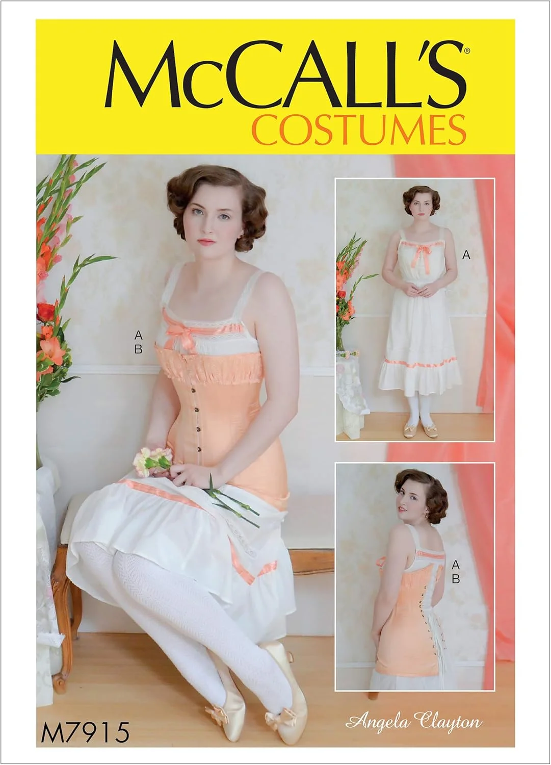 الگوهای مک کالز لباس زنانه شمیز آنجلا کلیتون، سایزهای 14-22 الگوی خیاطی