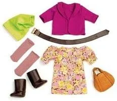 الگوهای خیاطی مک کال M6805 لباس و لوازم جانبی عروسک 18 اینچی سایز One Size Only برای تعطیلات، بسته 1 عددی، سفید