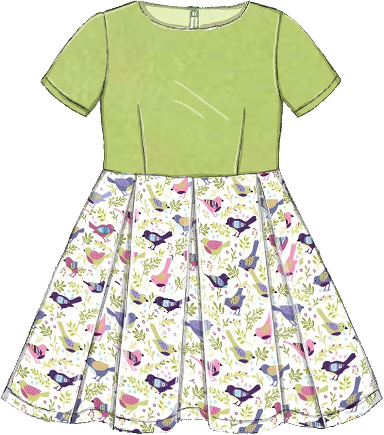 الگوهای خیاطی مک کال برای لباس عروسک 18 اینچی دخترانه، کاغذی، چند رنگ، 17 x 0.5 x 0.07 سانتی متر