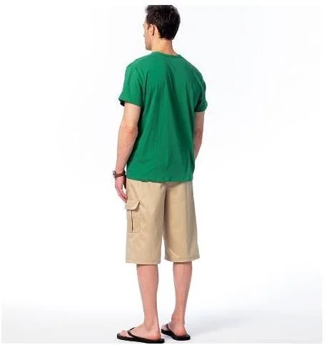 الگوی مک کال MC6973 XM سایزهای کوچک 34-36/ متوسط 38-40/ بزرگ 42-44 تاپ رکابی مردانه، تی شرت و شورت