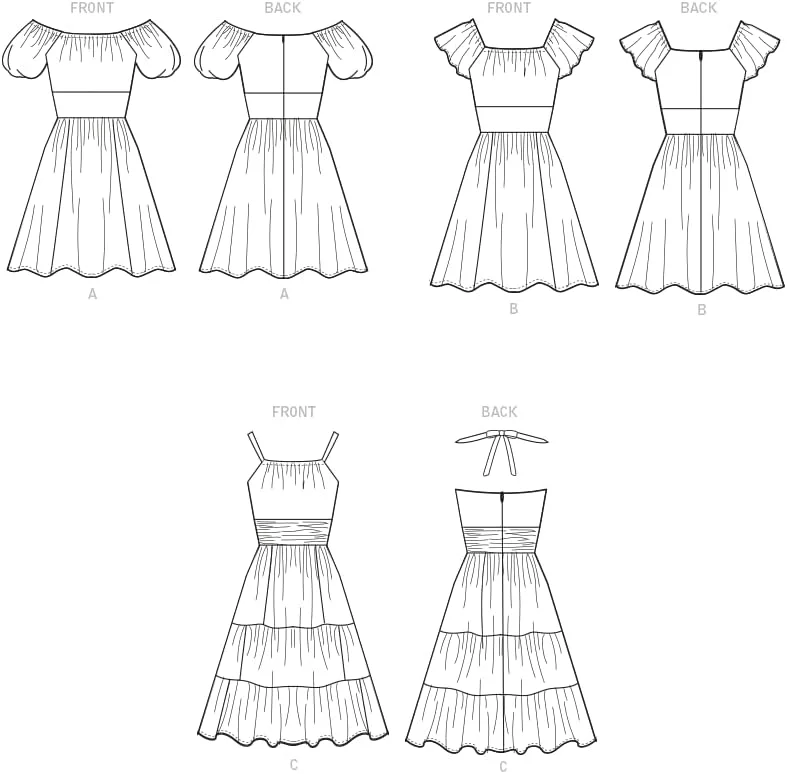 الگوی خیاطی مک کال M8211RR RR (18W-20W-22W-24W) لباس زنانه و دخترانه، چند رنگ الگوی خیاطی مک کال M8211RR RR (18W-20W-22W-24W) لباس زنانه و دخترانه، چند رنگ