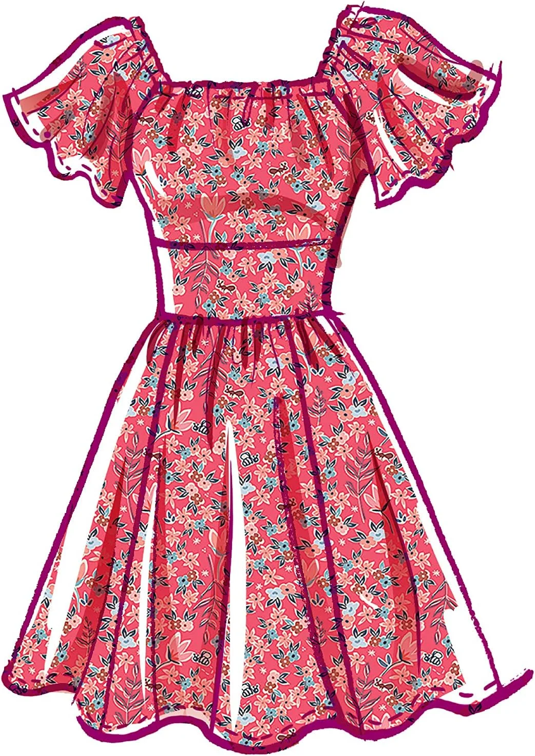 الگوی خیاطی مک کالز M8211KK KK (26W-28W-30W-32W) لباس زنانه و دخترانه، چند رنگ الگوی خیاطی مک کالز M8211KK KK (26W-28W-30W-32W) لباس زنانه و دخترانه، چند رنگ