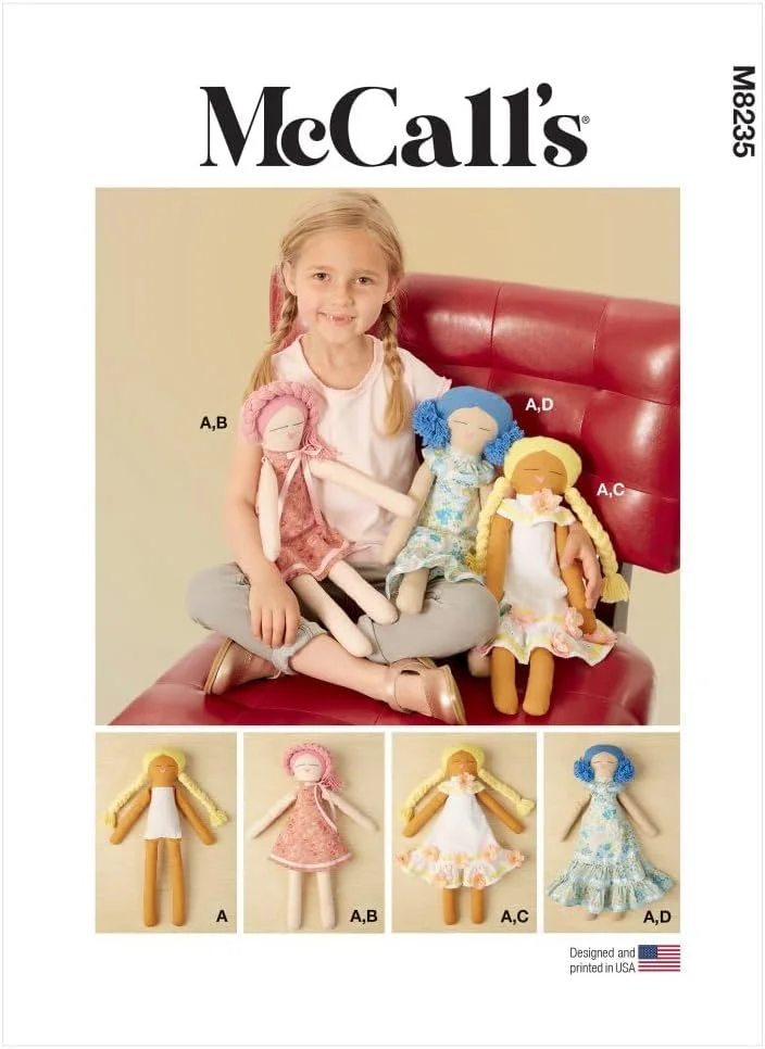 الگوی خیاطی McCall's M8235OS عروسک پارچه ای