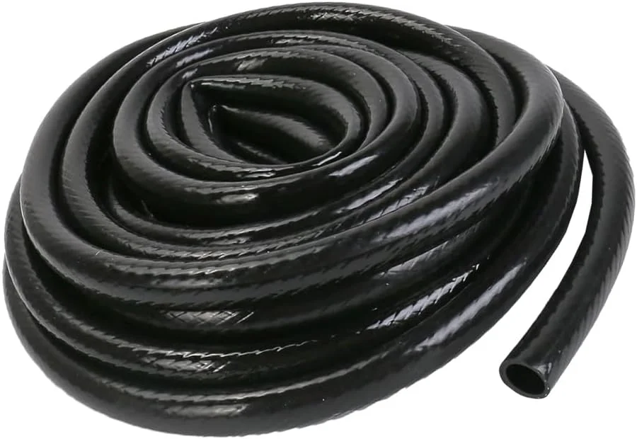 لوله آبیاری 12 متری، شیلنگ آبیاری باغی PVC 1/2 اینچی، لوله آبیاری قطره ای مشکی با قطر داخلی 13 میلی متر / قطر خارجی 16 میلی متر برای گلخانه چمن باغ