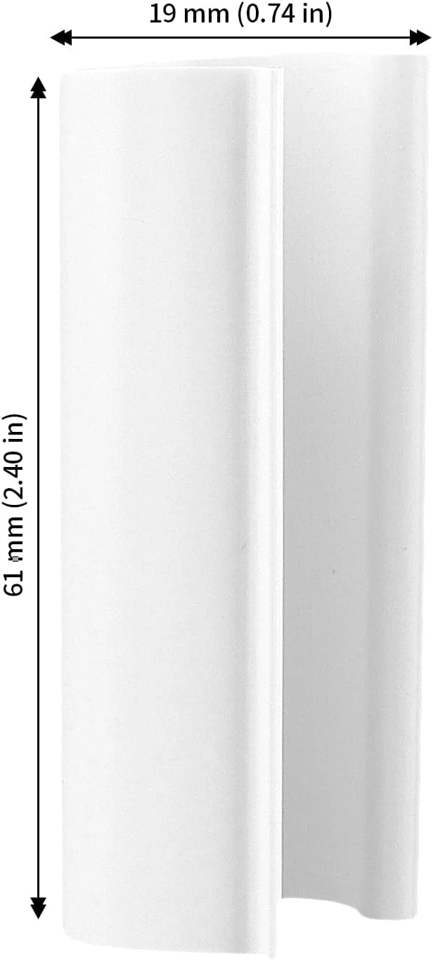 بست PVC جاپچت 96 عددی 3/4 اینچ، بست گیره ای سفید برای لوله های PVC گلخانه ها، پوشش های ردیفی، پناهگاه ها