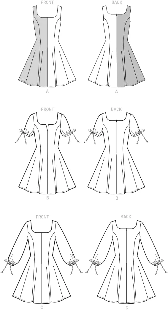 الگوی خیاطی McCall's مدل M8196B5 B5 (8-10-12-14-16) لباس های زنانه و دخترانه، چند رنگ الگوی خیاطی McCall's مدل M8196B5 B5 (8-10-12-14-16) لباس های زنانه و دخترانه، چند رنگ