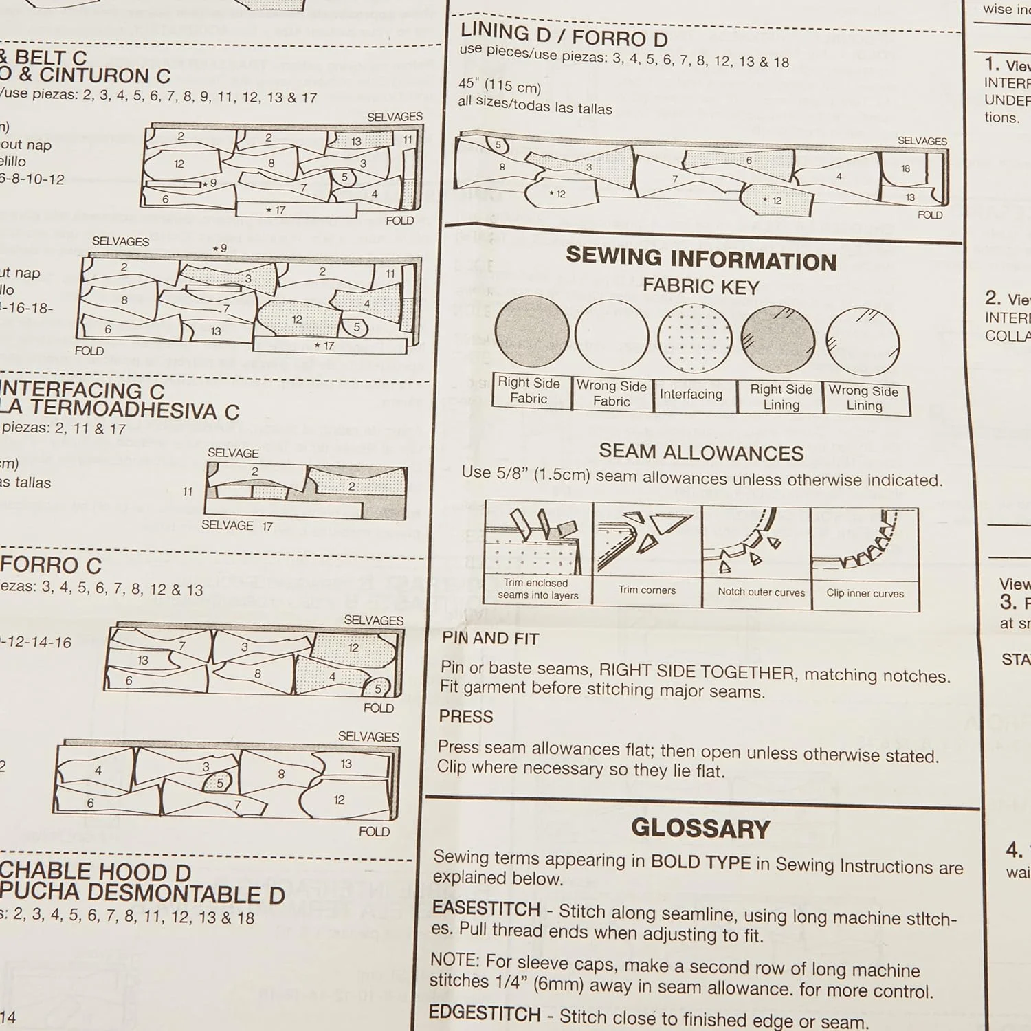 الگوی خیاطی کت های زنانه و دخترانه McCall's M6800، سایز A5 (6-8-10-12-14)، شامل کت های آستردار، کمربند، یقه و کلاه جداشدنی الگوی خیاطی کت های زنانه و دخترانه McCall's M6800، سایز A5 (6-8-10-12-14)، شامل کت های آستردار، کمربند، یقه و کلاه جداشدنی