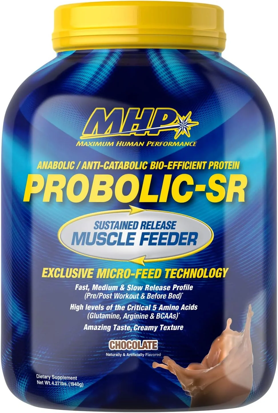 پودر پروتئین رهش پایدار Probolic-SR از Maximum Human Performance، 24 گرم پروتئین، BCAAs، گلوتامین، آرژنین، قبل از تمرین، بعد از تمرین، پروتئین شبانه، 4 پوند، 52 سروینگ، شکلاتی پودر پروتئین رهش پایدار Probolic-SR از Maximum Human Performance، 24 گرم پروتئین، BCAAs، گلوتامین، آرژنین، قبل از تمرین، بعد از تمرین، پروتئین شبانه، 4 پوند، 52 سروینگ، شکلاتی