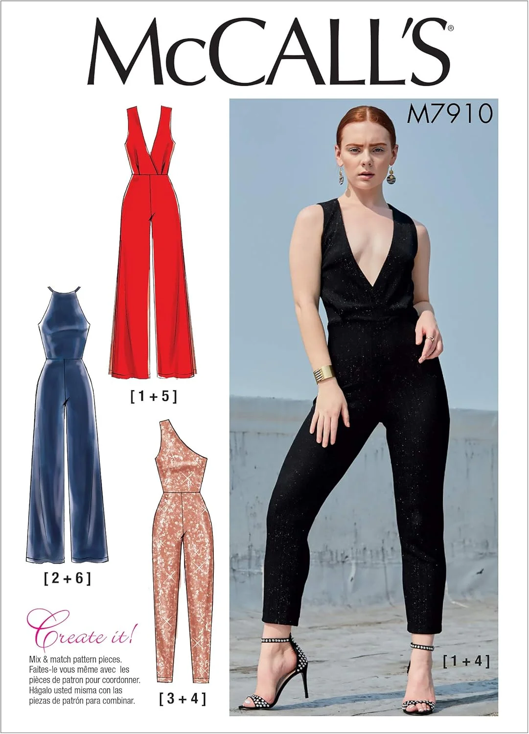 الگوی شرکت مک کال برای ایجاد جامپسوت مناسبت های ویژه زنانه، سایزهای 14-22 الگوی خیاطی