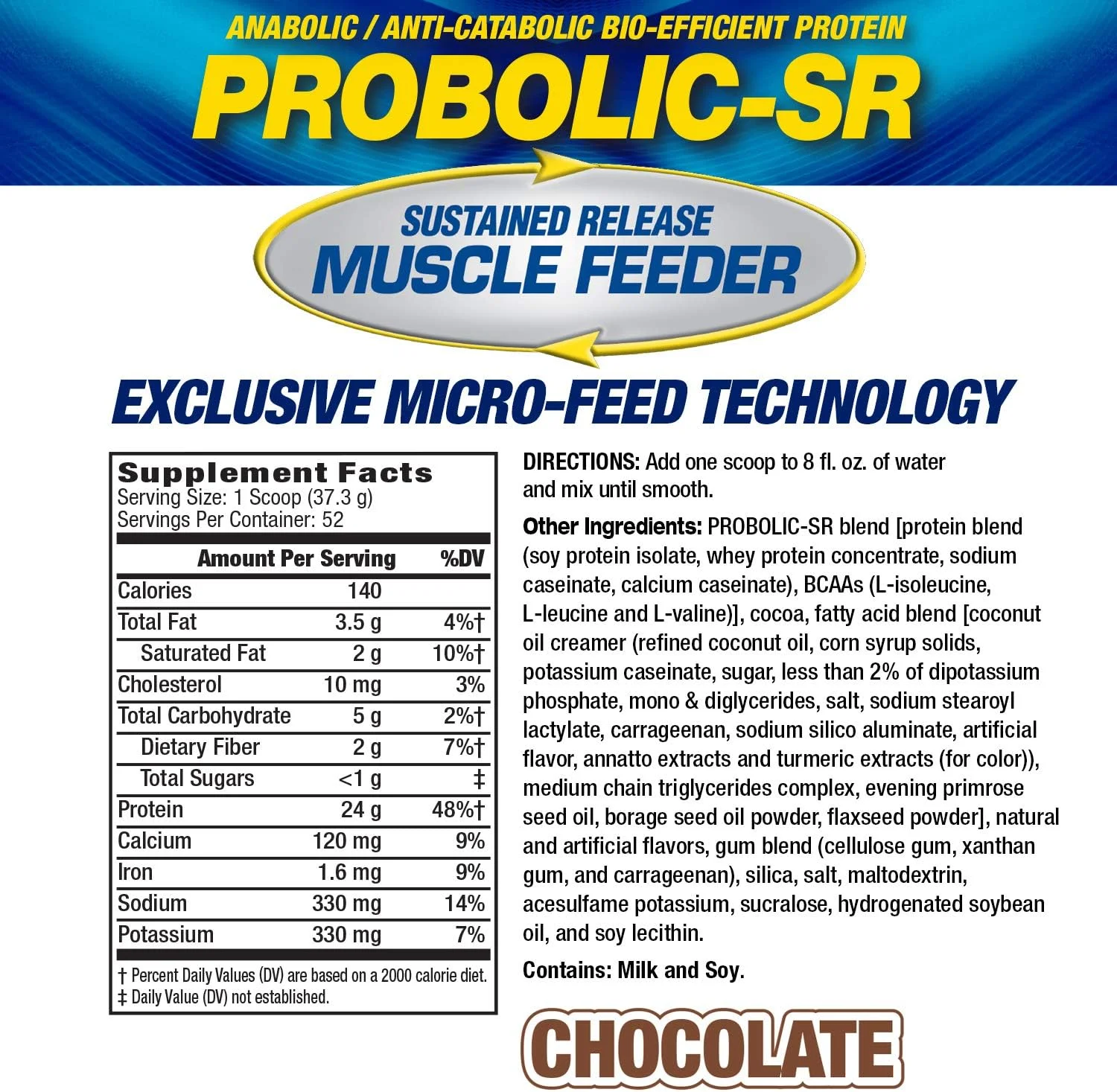 پودر پروتئین رهش پایدار Probolic-SR از Maximum Human Performance، 24 گرم پروتئین، BCAAs، گلوتامین، آرژنین، قبل از تمرین، بعد از تمرین، پروتئین شبانه، 4 پوند، 52 سروینگ، شکلاتی پودر پروتئین رهش پایدار Probolic-SR از Maximum Human Performance، 24 گرم پروتئین، BCAAs، گلوتامین، آرژنین، قبل از تمرین، بعد از تمرین، پروتئین شبانه، 4 پوند، 52 سروینگ، شکلاتی