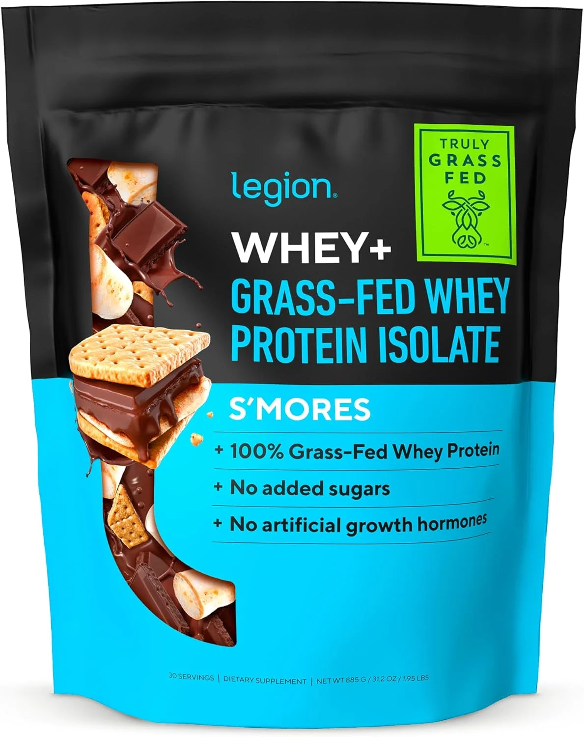 پودر پروتئین وی ایزوله LEGION Whey+ از گاوهای تغذیه شده با علف - کم کربوهیدرات، کم کالری، غیر GMO، بدون لاکتوز، بدون گلوتن، بدون شکر، پروتئین وی ایزوله کاملا طبیعی، 30 سروینگ (اسموورز) پودر پروتئین وی ایزوله LEGION Whey+ از گاوهای تغذیه شده با علف - کم کربوهیدرات، کم کالری، غیر GMO، بدون لاکتوز، بدون گلوتن، بدون شکر، پروتئین وی ایزوله کاملا طبیعی، 30 سروینگ (اسموورز)