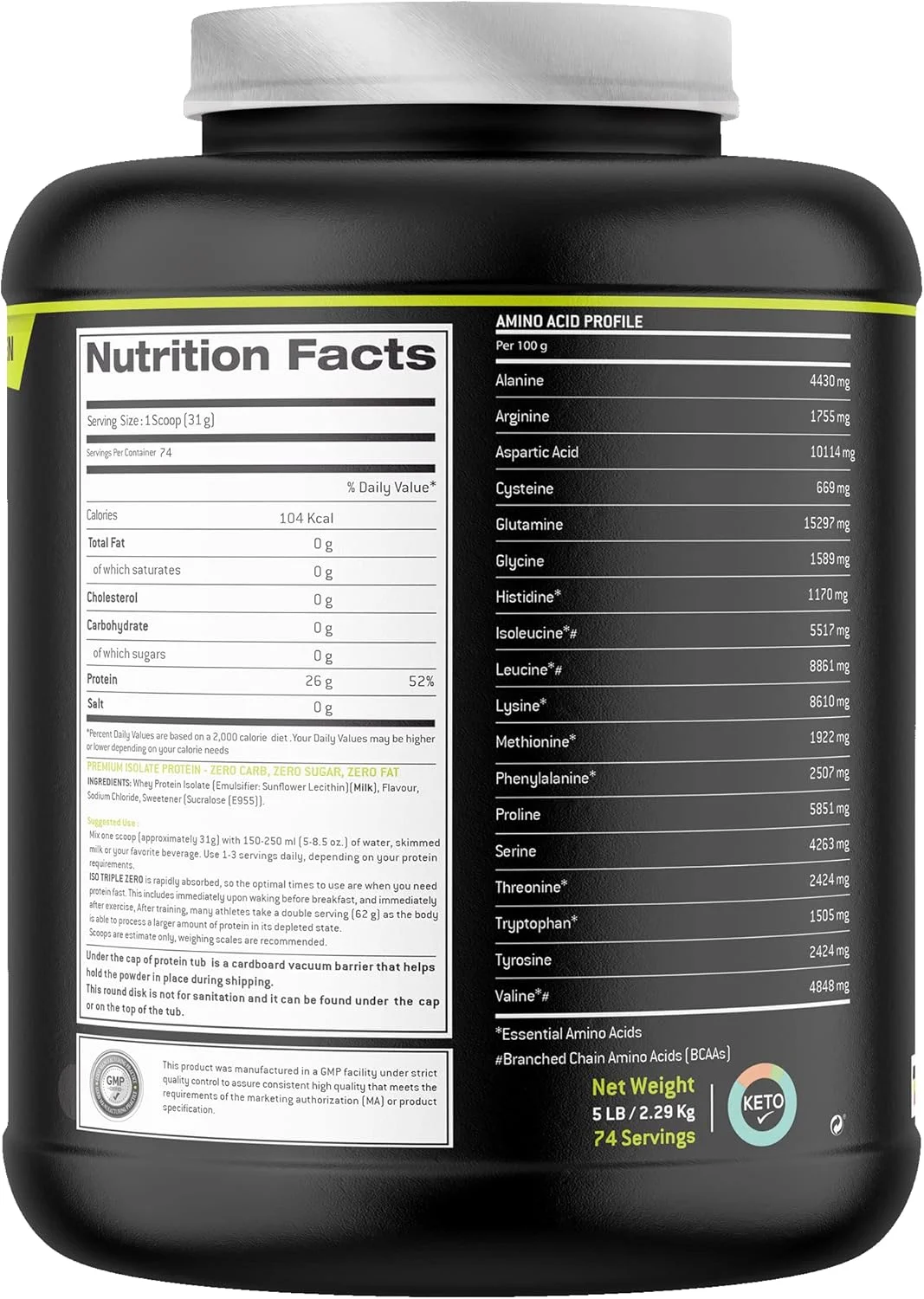 پودر پروتئین Laperva - پودر پروتئین وی ایزوله - پروتئین وی با طعم توت فرنگی - پروتئین وی بدون چربی، کربوهیدرات و شکر - مکمل های پروتئینی و افزایش دهنده عضلات - 1.82 کیلوگرم پودر پروتئین Laperva - پودر پروتئین وی ایزوله - پروتئین وی با طعم توت فرنگی - پروتئین وی بدون چربی، کربوهیدرات و شکر - مکمل های پروتئینی و افزایش دهنده عضلات - 1.82 کیلوگرم