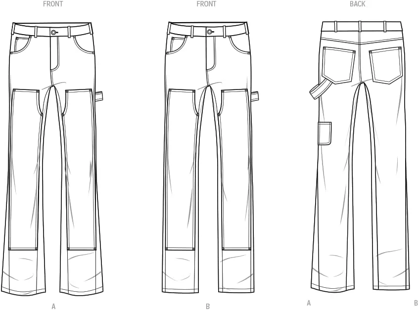 الگوی خیاطی هودی و شلوارک مردانه سایز بزرگ McCall's Know Me اثر نوریس دانتا فورد، کد طراحی ME2024، سایزهای 34-36-38-40-42