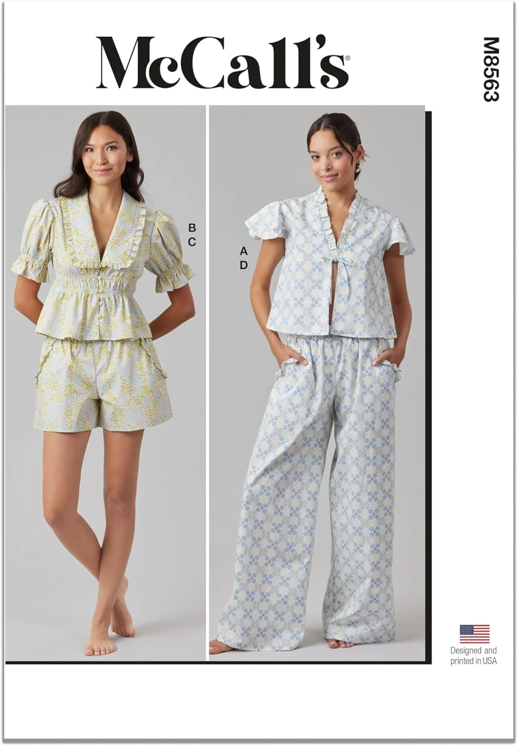 الگوی خیاطی لباس خواب زنانه مک کالز، چند رنگ الگوی خیاطی لباس خواب زنانه مک کالز، چند رنگ