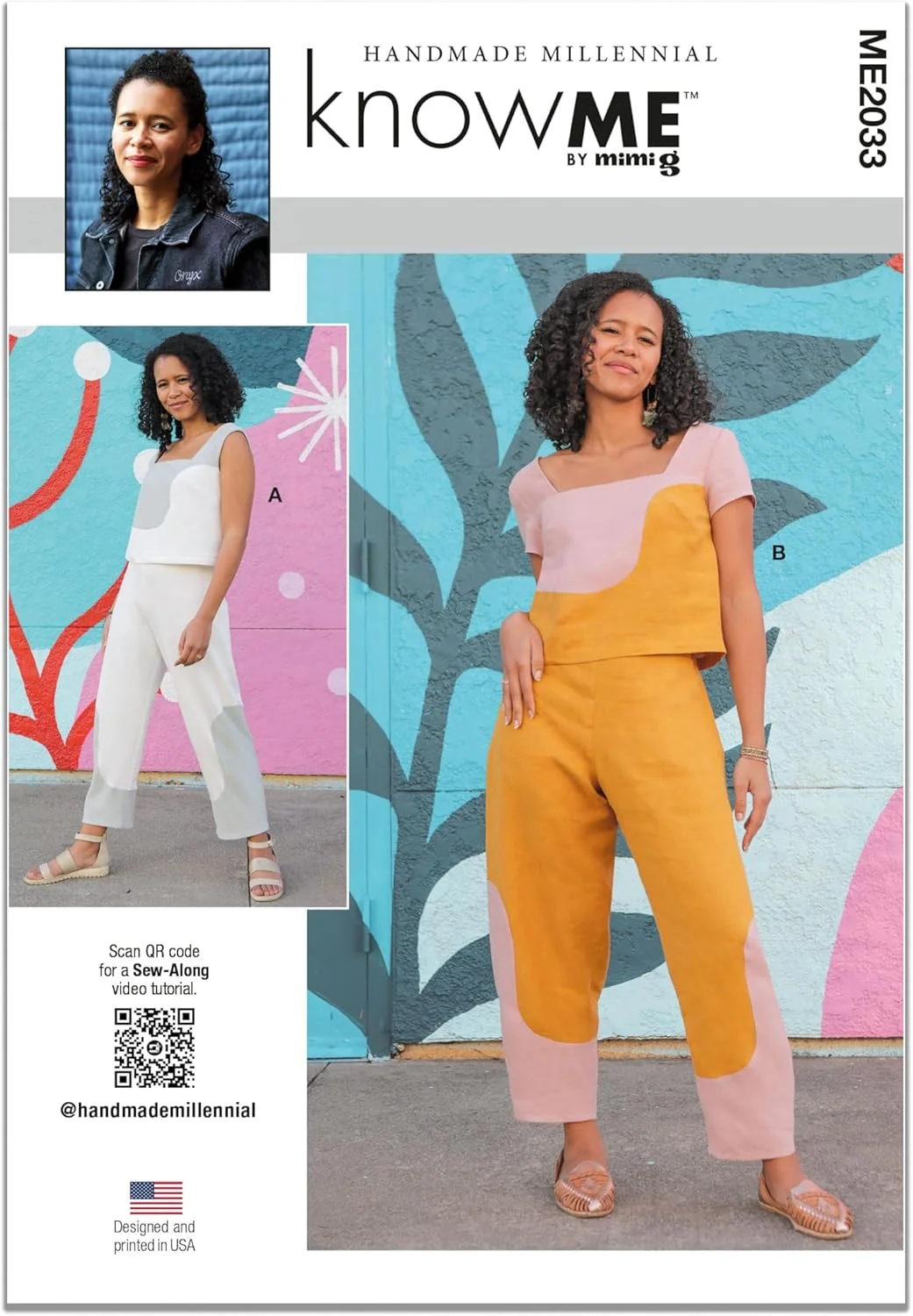 الگوی خیاطی لباس ورزشی زنانه McCall's Know Me، دو تکه چند رنگ الگوی خیاطی لباس ورزشی زنانه McCall's Know Me، دو تکه چند رنگ