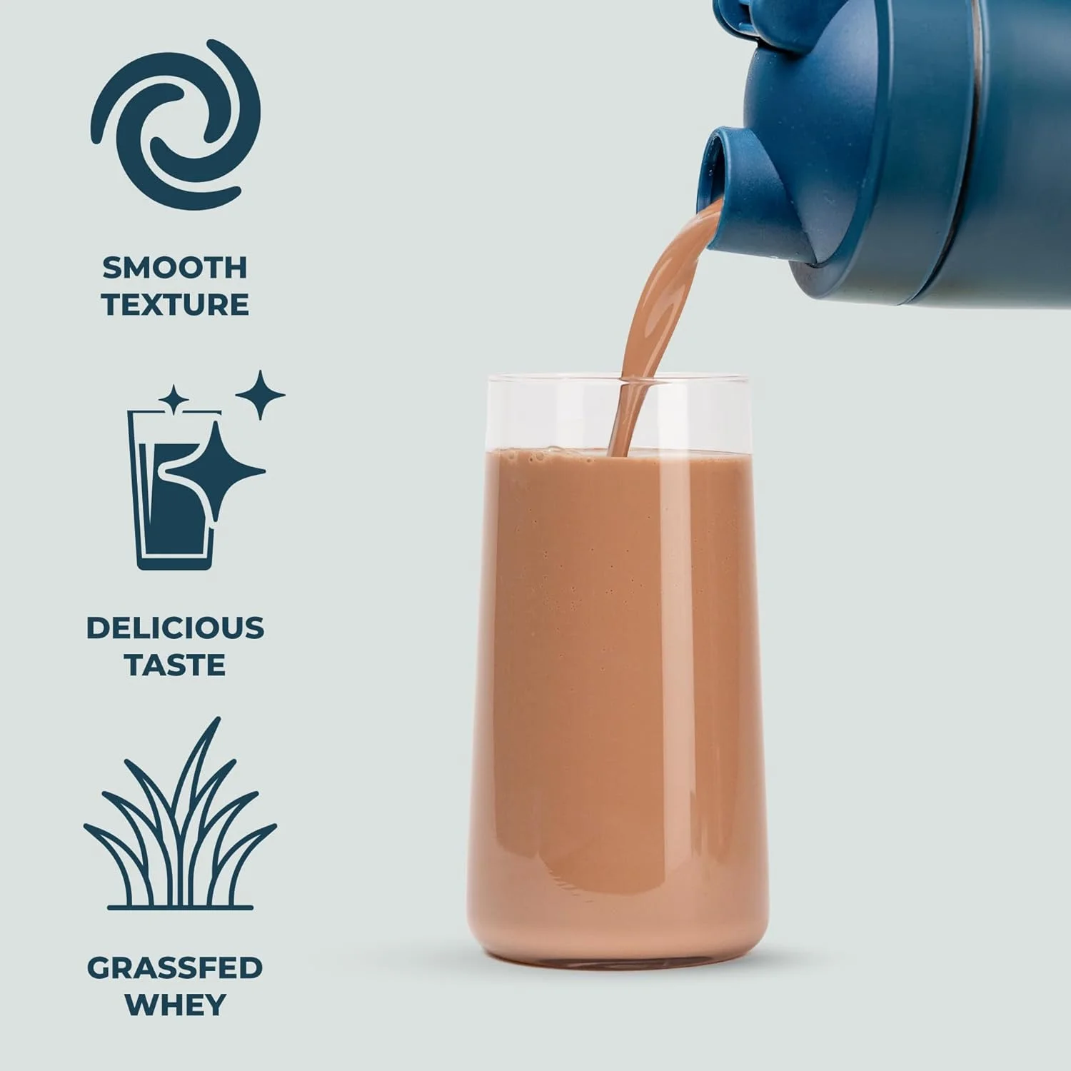 پودر پروتئین وی ورزشی Kinetica - طعم شکلات | 22 گرم پروتئین در هر وعده، 10 وعده در هر بسته 300 گرمی | مکمل بدون گلوتن | بهینه برای رشد و ریکاوری عضلات | به خوبی با آب و شیر مخلوط می شود