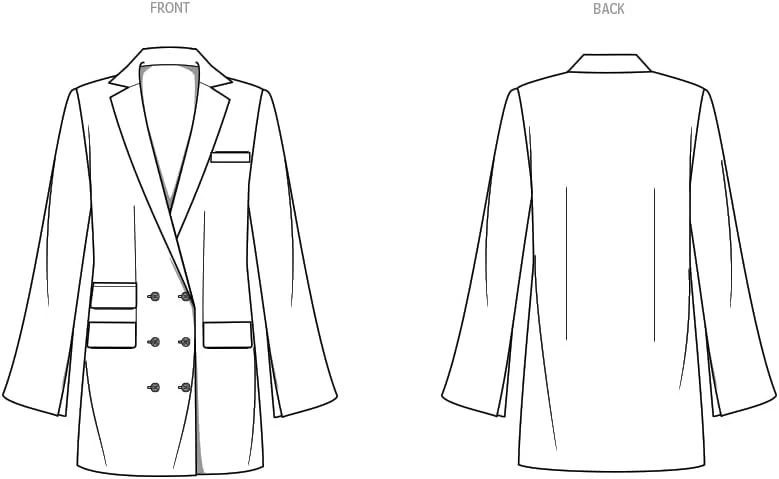 الگوی خیاطی لباس زنانه دو تکه McCall's Know Me، چند رنگ