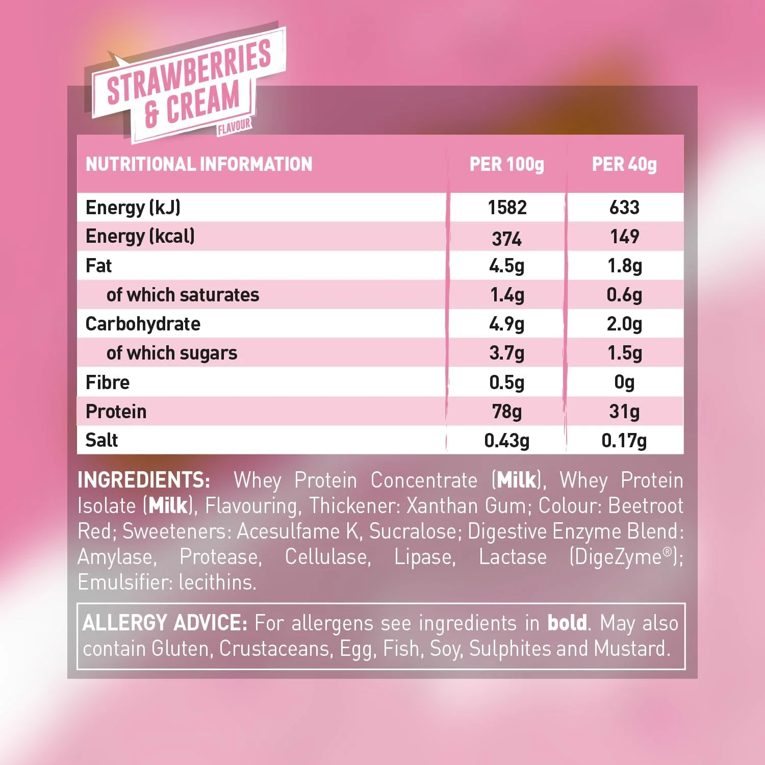 پودر پروتئین وی بلند گرناد، پروتئین بالا، شکر کم با 30 گرم پروتئین در هر وعده (50 وعده) - توت فرنگی و خامه، 2 کیلوگرم (بسته 1 عددی) پودر پروتئین وی بلند گرناد، پروتئین بالا، شکر کم با 30 گرم پروتئین در هر وعده (50 وعده) - توت فرنگی و خامه، 2 کیلوگرم (بسته 1 عددی)